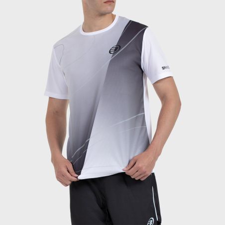 tienda de padel Madrid, tienda de padel online, tienda de padel españa, tienda de padel en linea, CAMISETA BULLPADEL CUMBRE BLAN