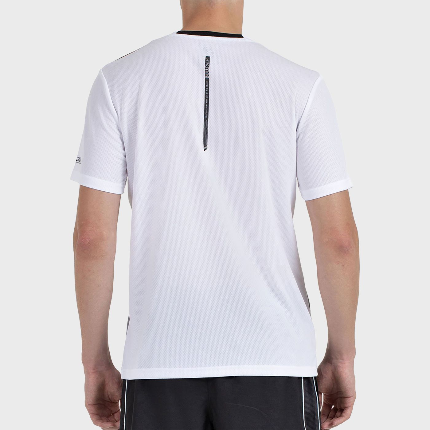 tienda de padel Madrid, tienda de padel online, tienda de padel españa, tienda de padel en linea, CAMISETA BULLPADEL CUMBRE BLAN