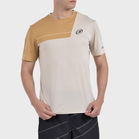 tienda de padel Madrid, tienda de padel online, tienda de padel españa, tienda de padel en linea, CAMISETA BULLPADEL CACIN BEIGE