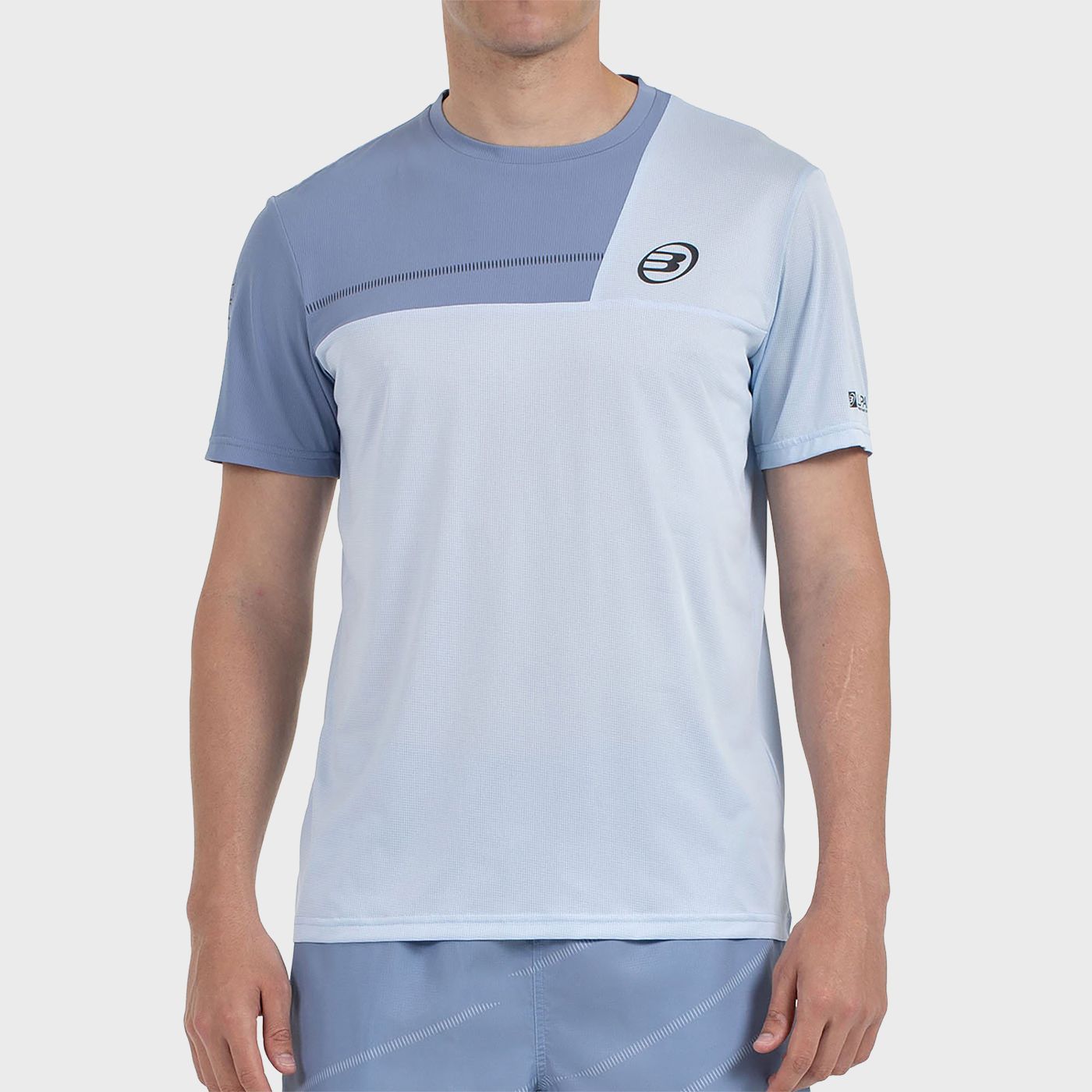 tienda de padel Madrid, tienda de padel online, tienda de padel españa, tienda de padel en linea, CAMISETA BULLPADEL CACIN AZUL 