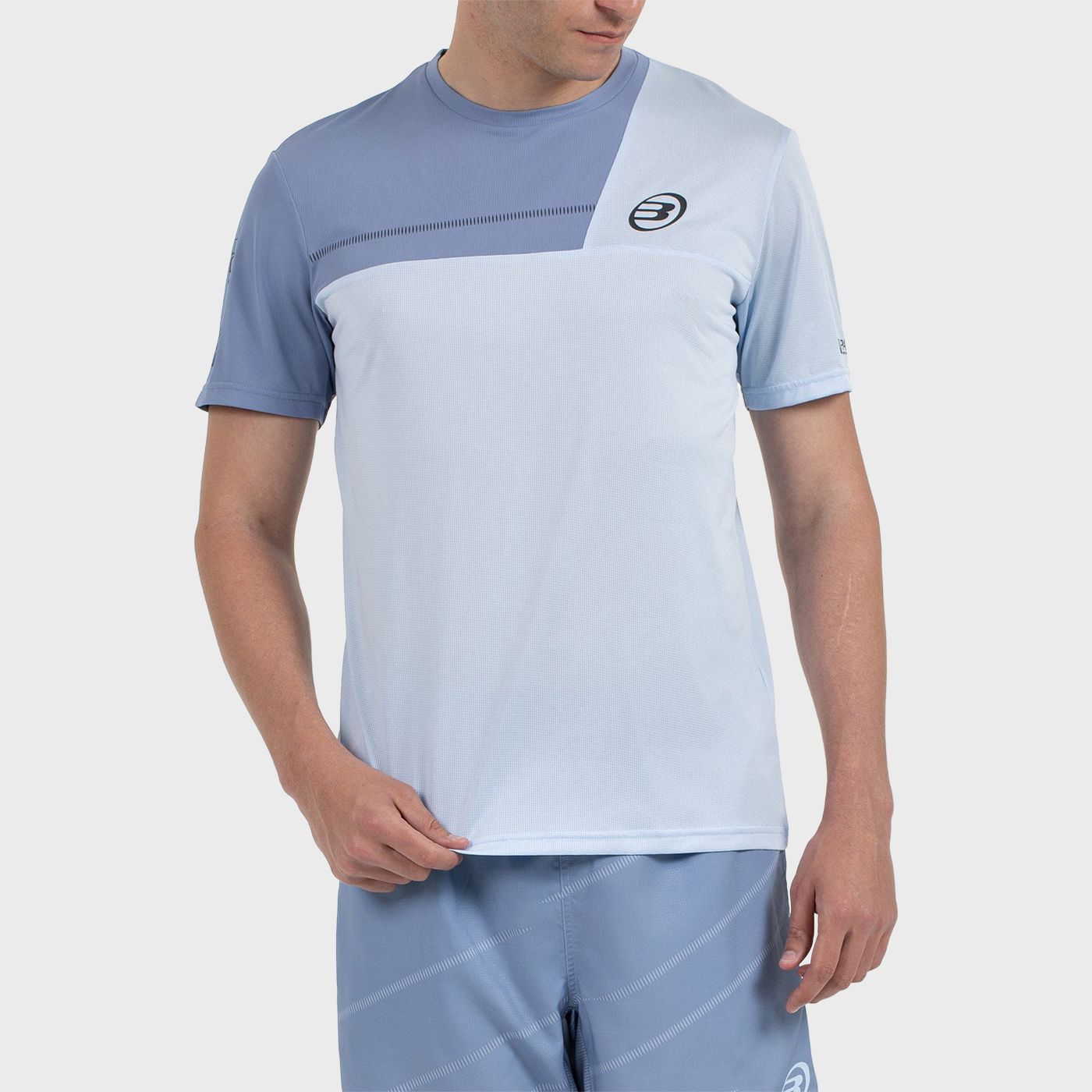 tienda de padel Madrid, tienda de padel online, tienda de padel españa, tienda de padel en linea, CAMISETA BULLPADEL CACIN AZUL 
