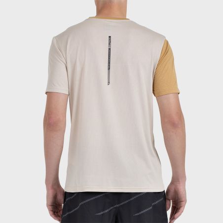 tienda de padel Madrid, tienda de padel online, tienda de padel españa, tienda de padel en linea, CAMISETA BULLPADEL CACIN BEIGE