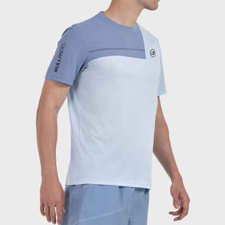 tienda de padel Madrid, tienda de padel online, tienda de padel españa, tienda de padel en linea, CAMISETA BULLPADEL CACIN AZUL 