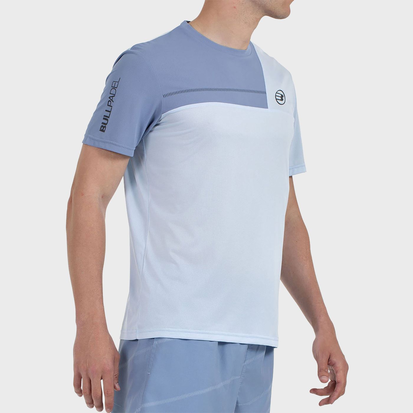 tienda de padel Madrid, tienda de padel online, tienda de padel españa, tienda de padel en linea, CAMISETA BULLPADEL CACIN AZUL 