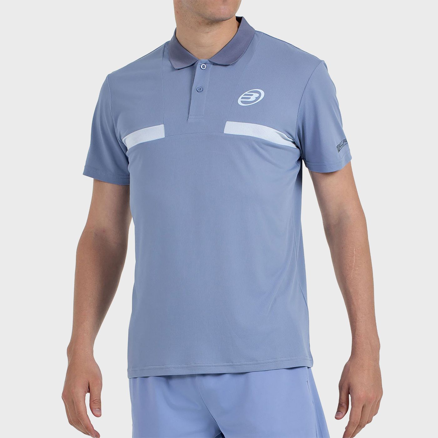tienda de padel Madrid, tienda de padel online, tienda de padel españa, tienda de padel en linea, POLO BULLPADEL CALZADIL AZUL S