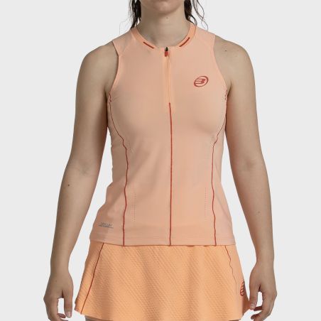 CAMISETA BULLPADEL ALDAIA NARANJA PASTEL