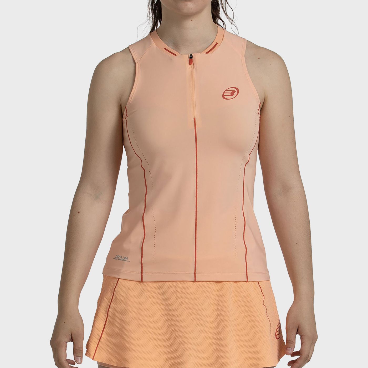 CAMISETA BULLPADEL ALDAIA NARANJA PASTEL