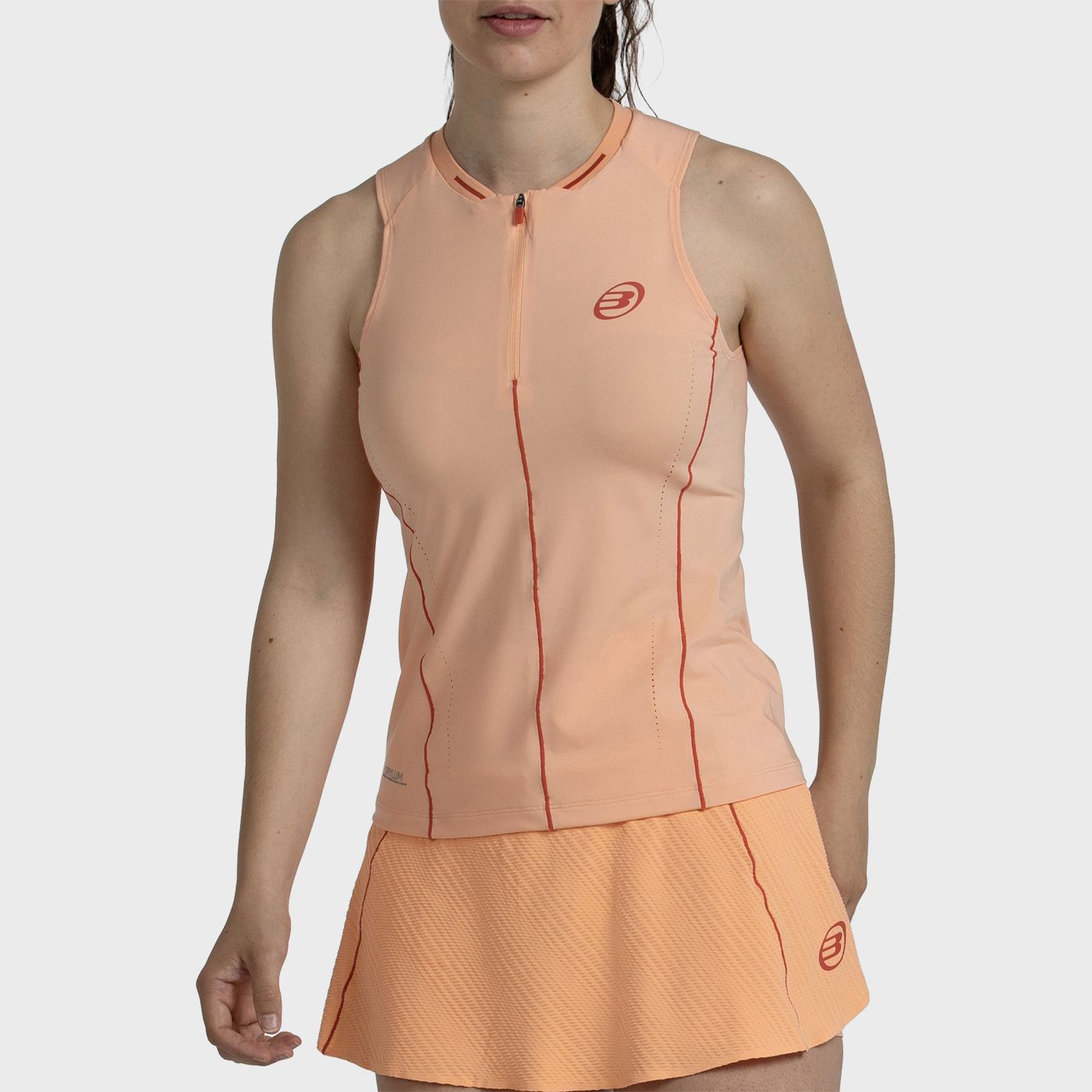 CAMISETA BULLPADEL ALDAIA NARANJA PASTEL