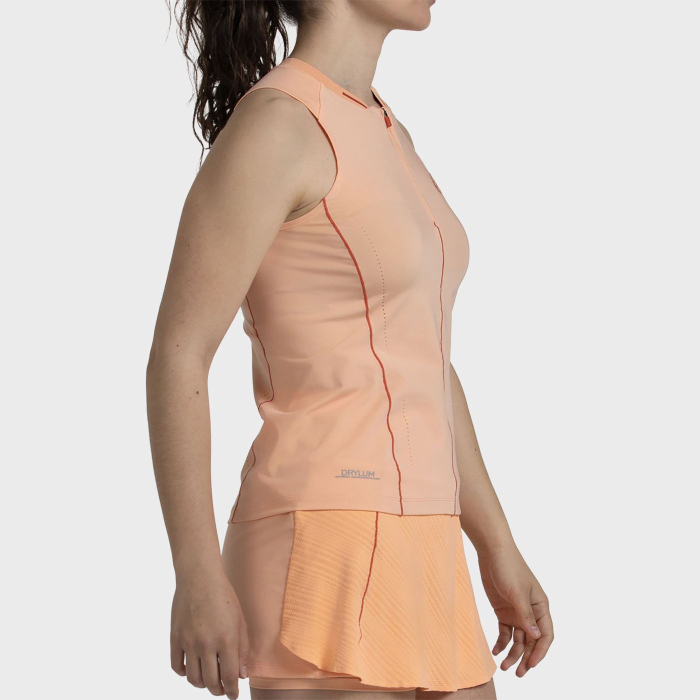 CAMISETA BULLPADEL ALDAIA NARANJA PASTEL