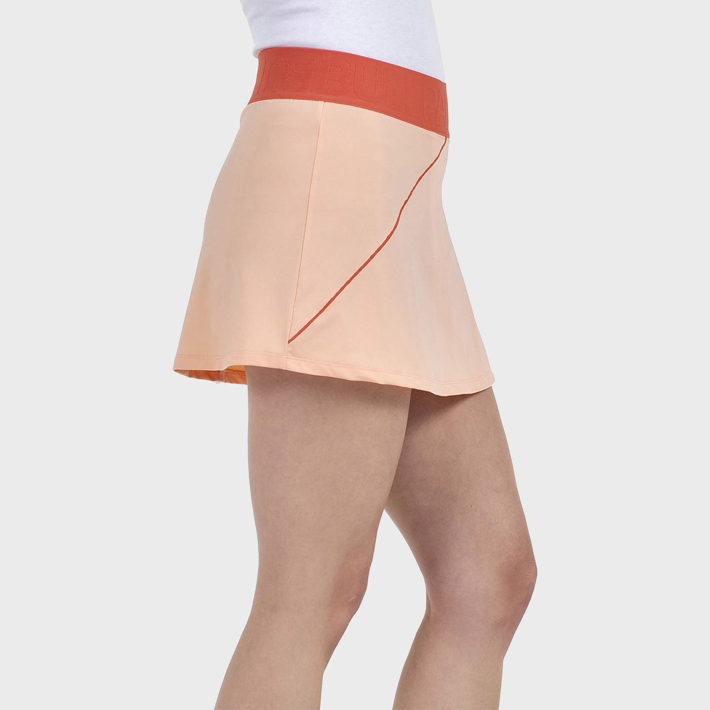 tienda de padel Madrid, tienda de padel online, tienda de padel españa, tienda de padel en linea, FALDA BULLPADEL ASEGUR NARANJA