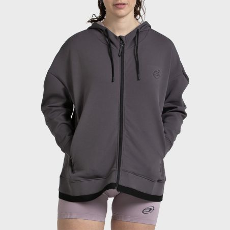 SUDADERA BULLPADEL VIDEL ANTRACITA