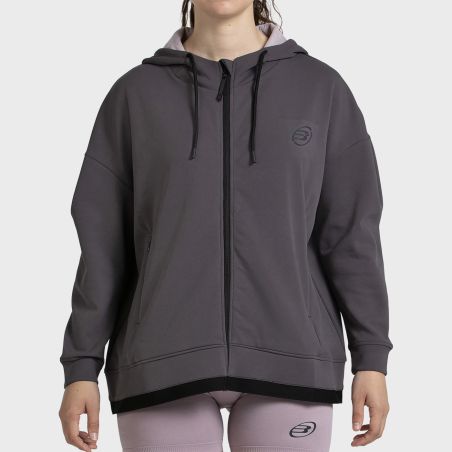 SUDADERA BULLPADEL VIDEL ANTRACITA