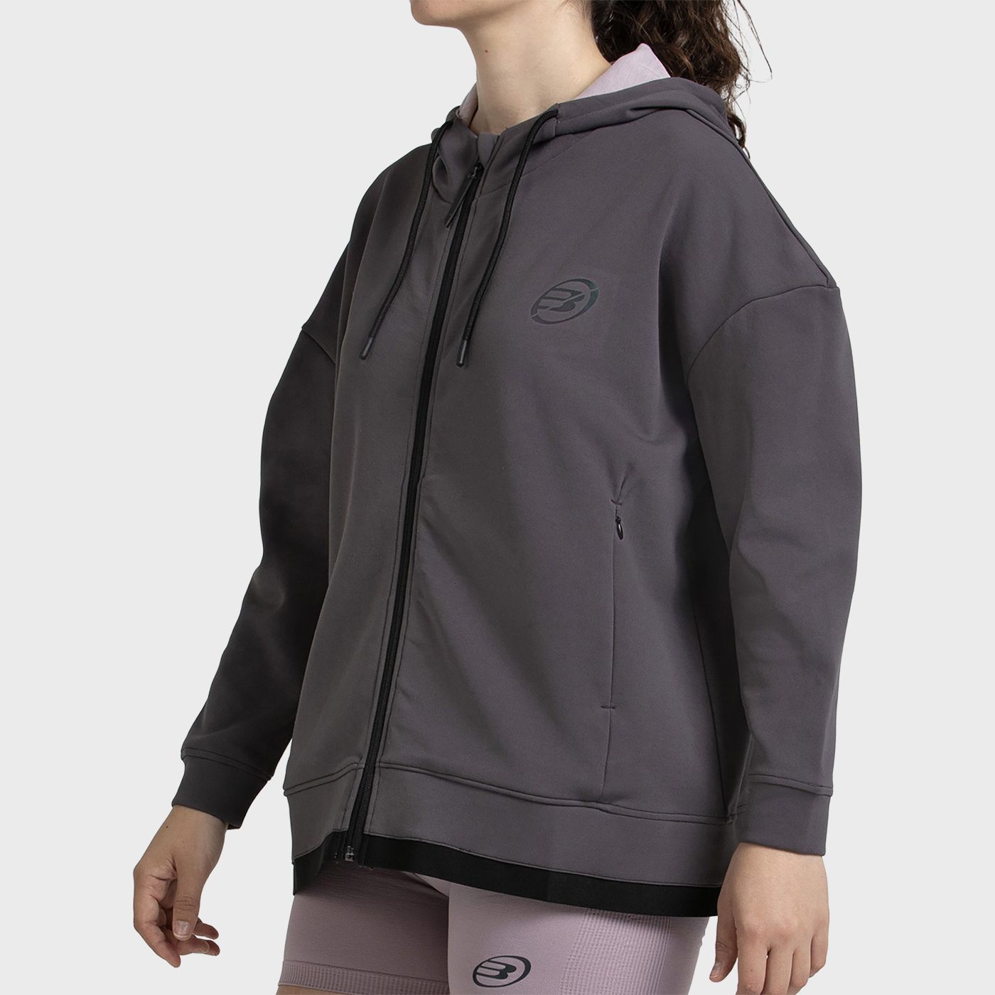 SUDADERA BULLPADEL VIDEL ANTRACITA