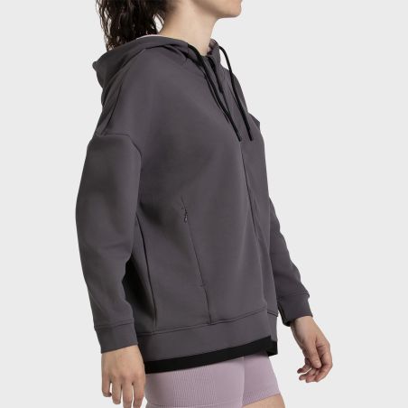 SUDADERA BULLPADEL VIDEL ANTRACITA