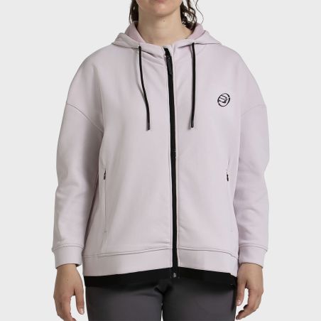 SUDADERA BULLPADEL VIDEL ROSA PALIDO