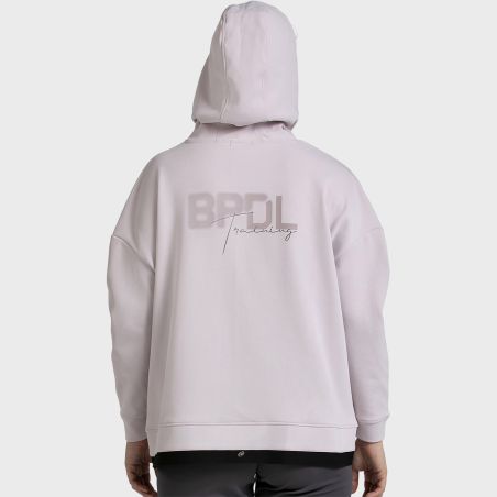 SUDADERA BULLPADEL VIDEL ROSA PALIDO