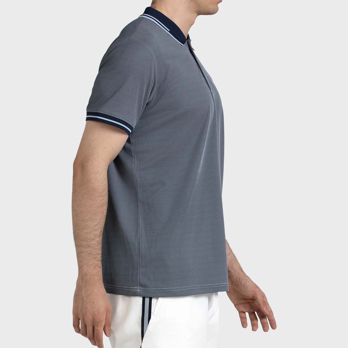 tienda de padel Madrid, tienda de padel online, tienda de padel españa, tienda de padel en linea, POLO BULLPADEL TENFE AZUL MARI