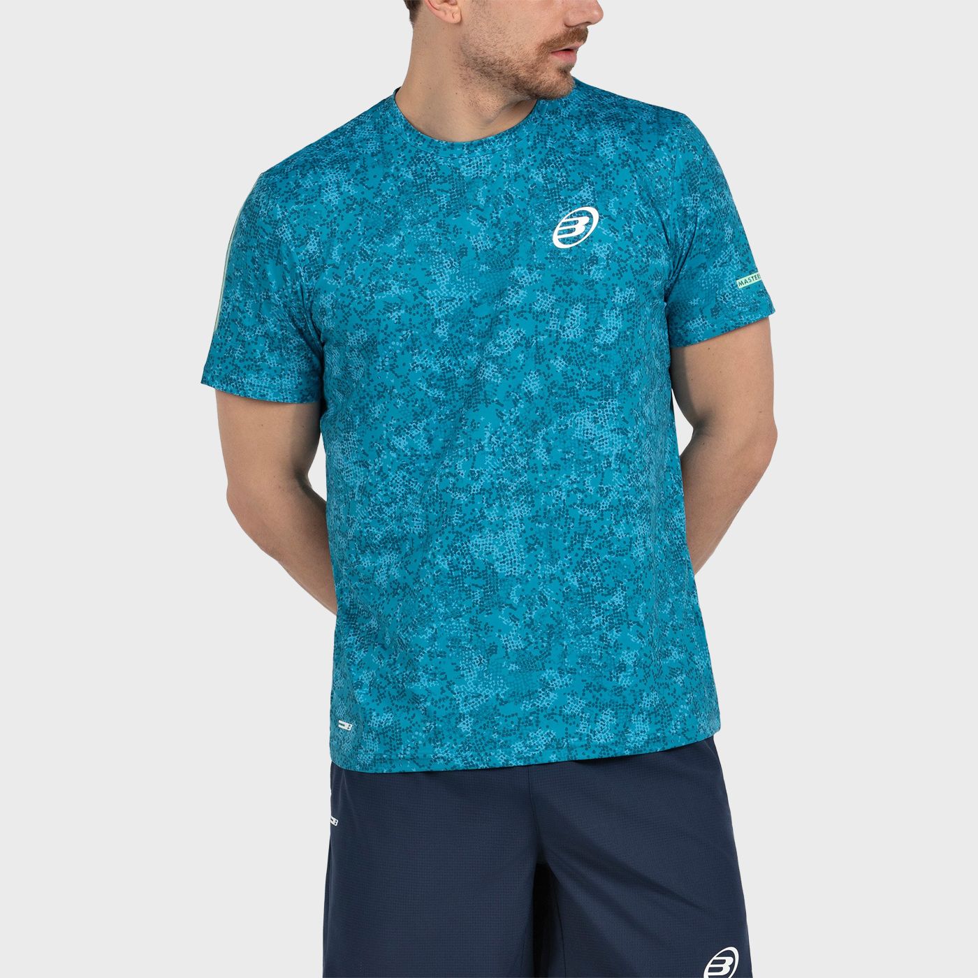 tienda de padel Madrid, tienda de padel online, tienda de padel españa, tienda de padel en linea, CAMISETA BULLPADEL MASAMA VERD