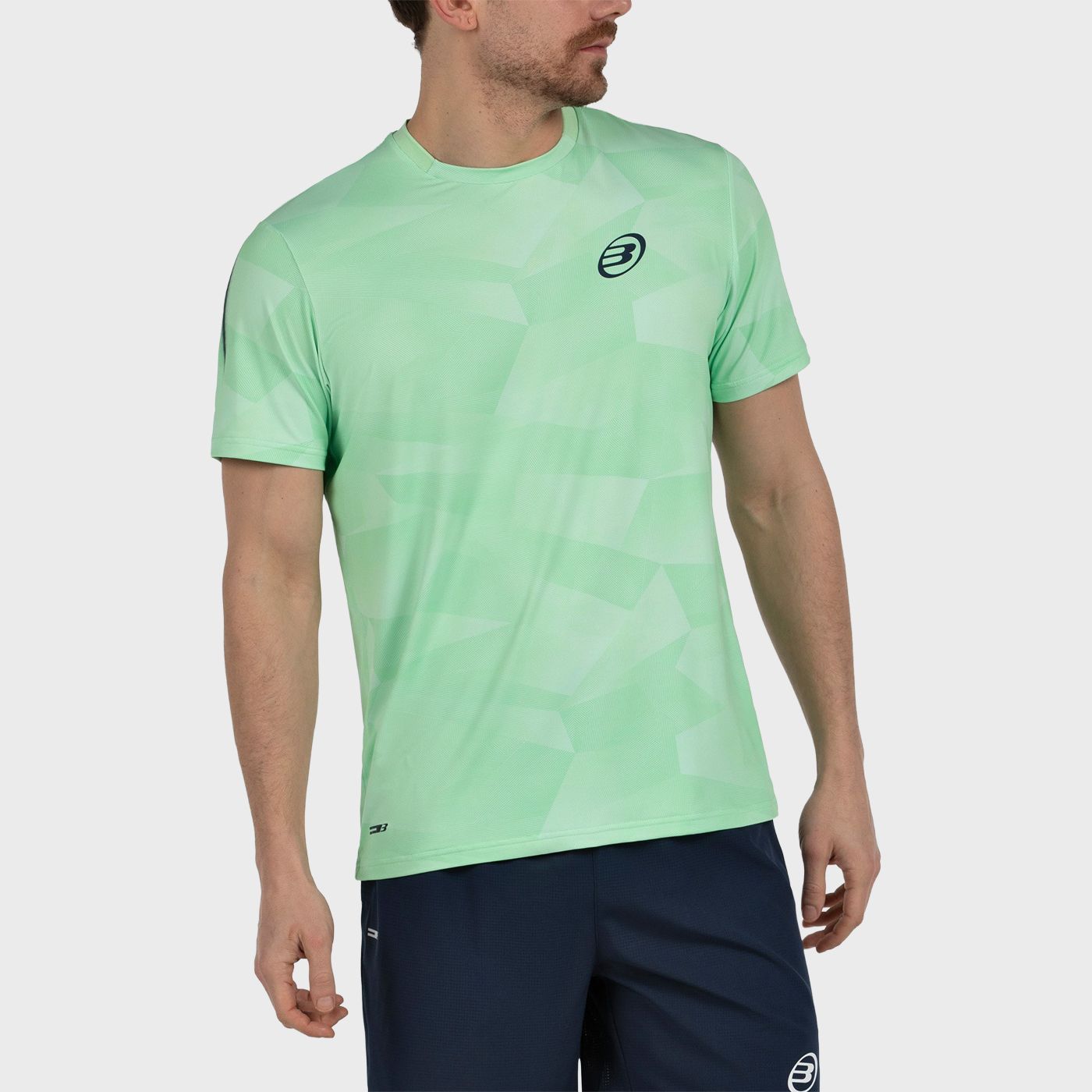 tienda de padel Madrid, tienda de padel online, tienda de padel españa, tienda de padel en linea, CAMISETA BULLPADEL MANIN VERDE