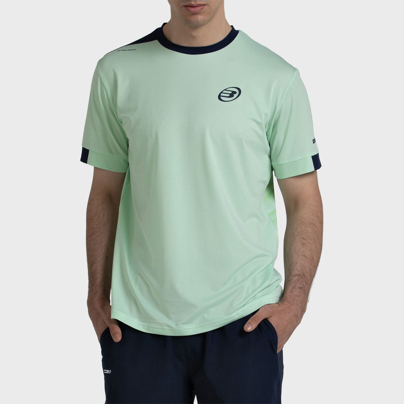 CAMISETA BULLPADEL MANANU VERDE ACIDO