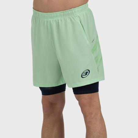 tienda de padel Madrid, tienda de padel online, tienda de padel españa, tienda de padel en linea, SHORT BULLPADEL MANSIL VERDE A