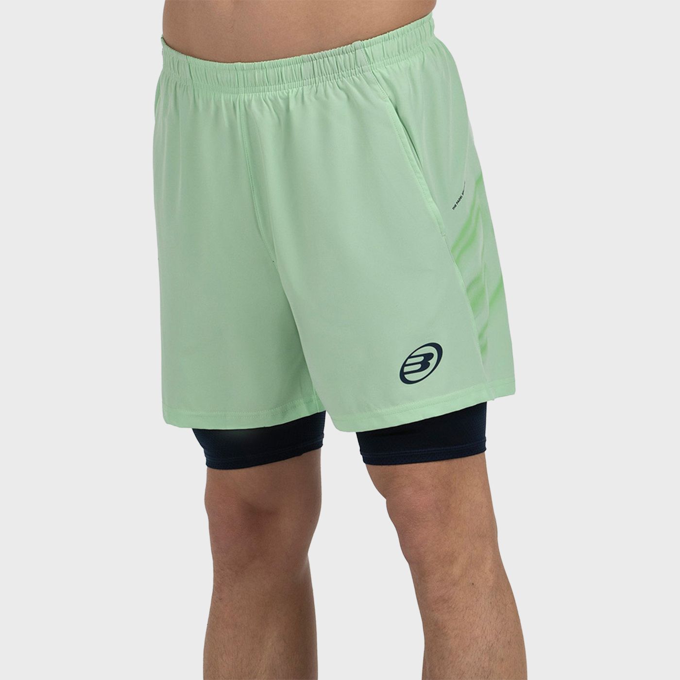 tienda de padel Madrid, tienda de padel online, tienda de padel españa, tienda de padel en linea, SHORT BULLPADEL MANSIL VERDE A