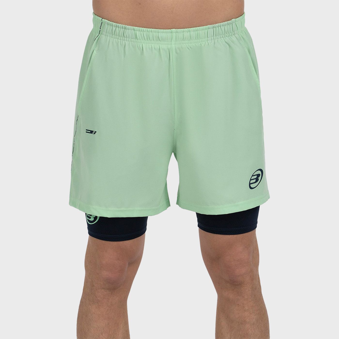 tienda de padel Madrid, tienda de padel online, tienda de padel españa, tienda de padel en linea, SHORT BULLPADEL MANSIL VERDE A