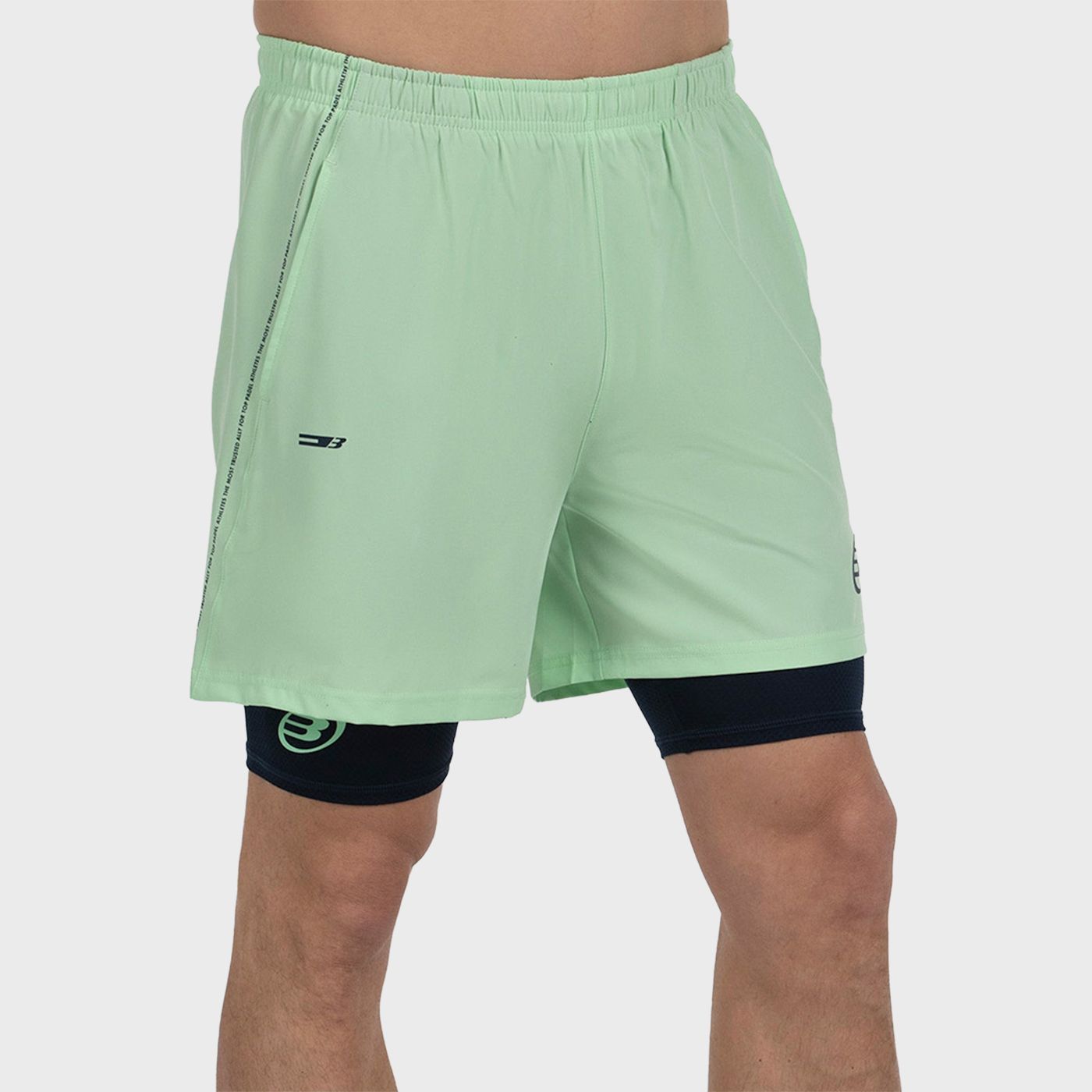 tienda de padel Madrid, tienda de padel online, tienda de padel españa, tienda de padel en linea, SHORT BULLPADEL MANSIL VERDE A