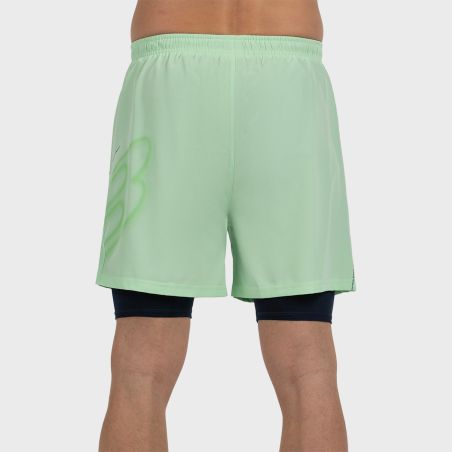 tienda de padel Madrid, tienda de padel online, tienda de padel españa, tienda de padel en linea, SHORT BULLPADEL MANSIL VERDE A