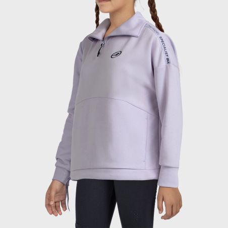SUDADERA BULLPADEL ALASIA G LILA PASTEL