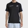 CAMISETA BULLPADEL PAQUITO 26V NEGRO